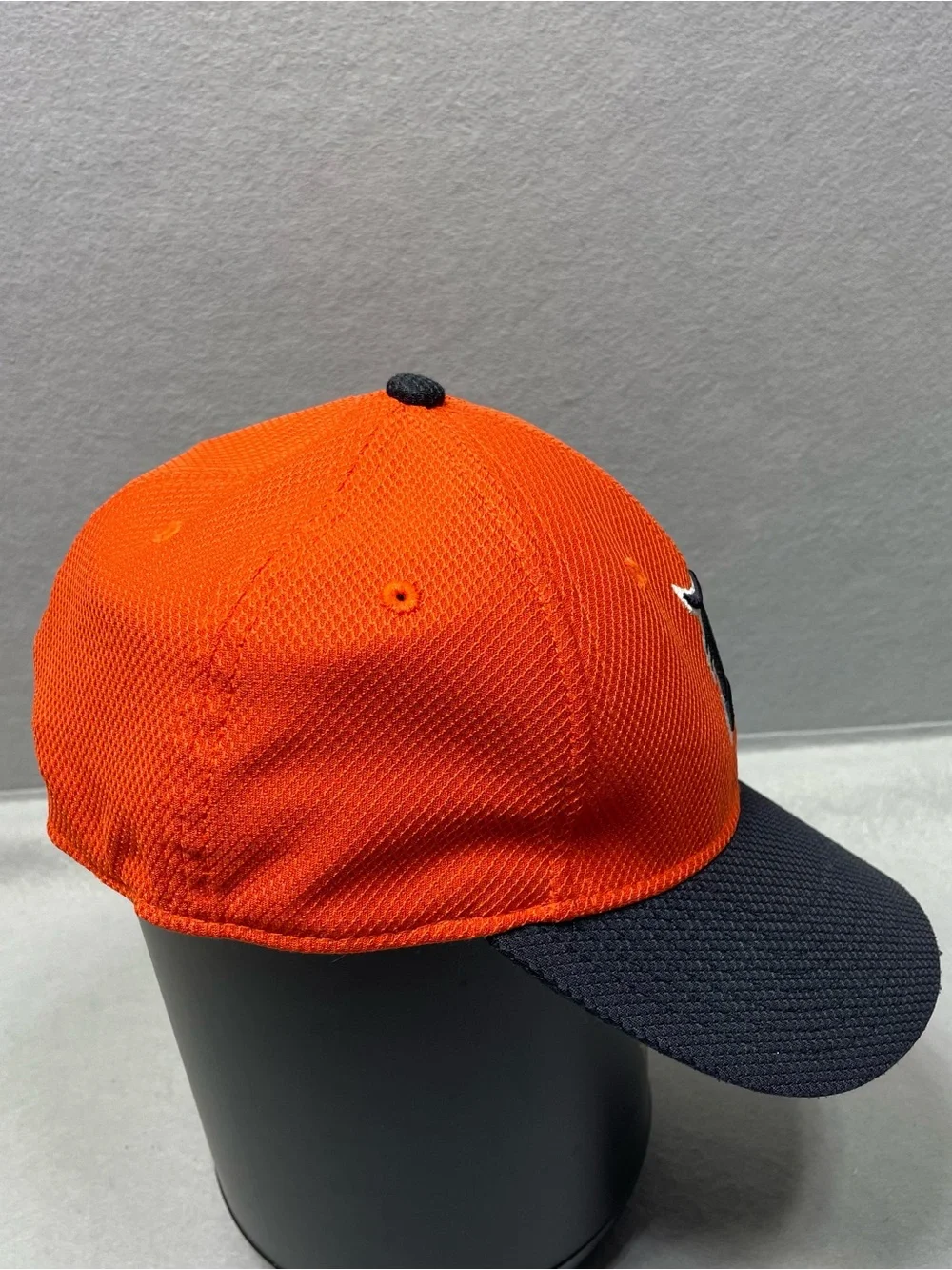New Era Detroit Tigers 39THIRTY Youth Child Orange Navy Fitted Baseball Hat